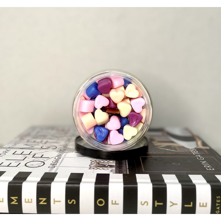 Lucid Coast Candle Company Candy Hearts Vegan Soy Candle Wayfair